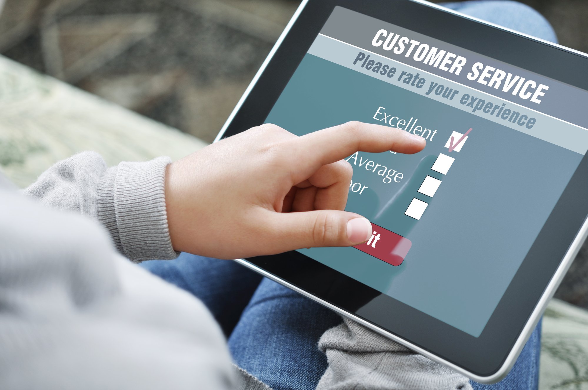Online customer service satisfaction survey
