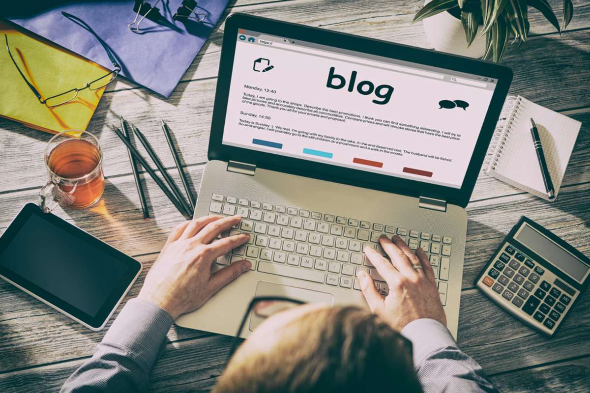 Blog Weblog Media Digital Social Dictionary Online Concept