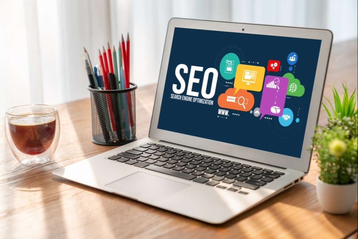 SEO search engine optimization for modish e-commerce and online retail business showing on computer screen (1)