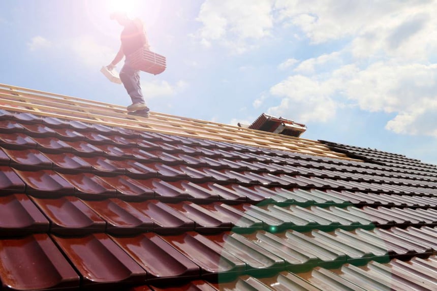 Tiling a roof